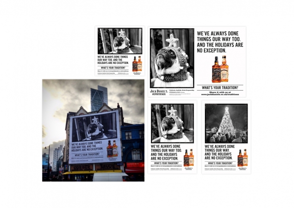 Jack Daniels holiday traditions campaign 2014. Designed in Photoshop and Indesign to scamps over 3 days.